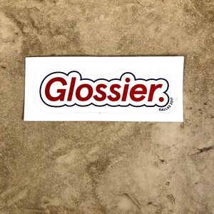 Limited edition Glossier Dallas sticker